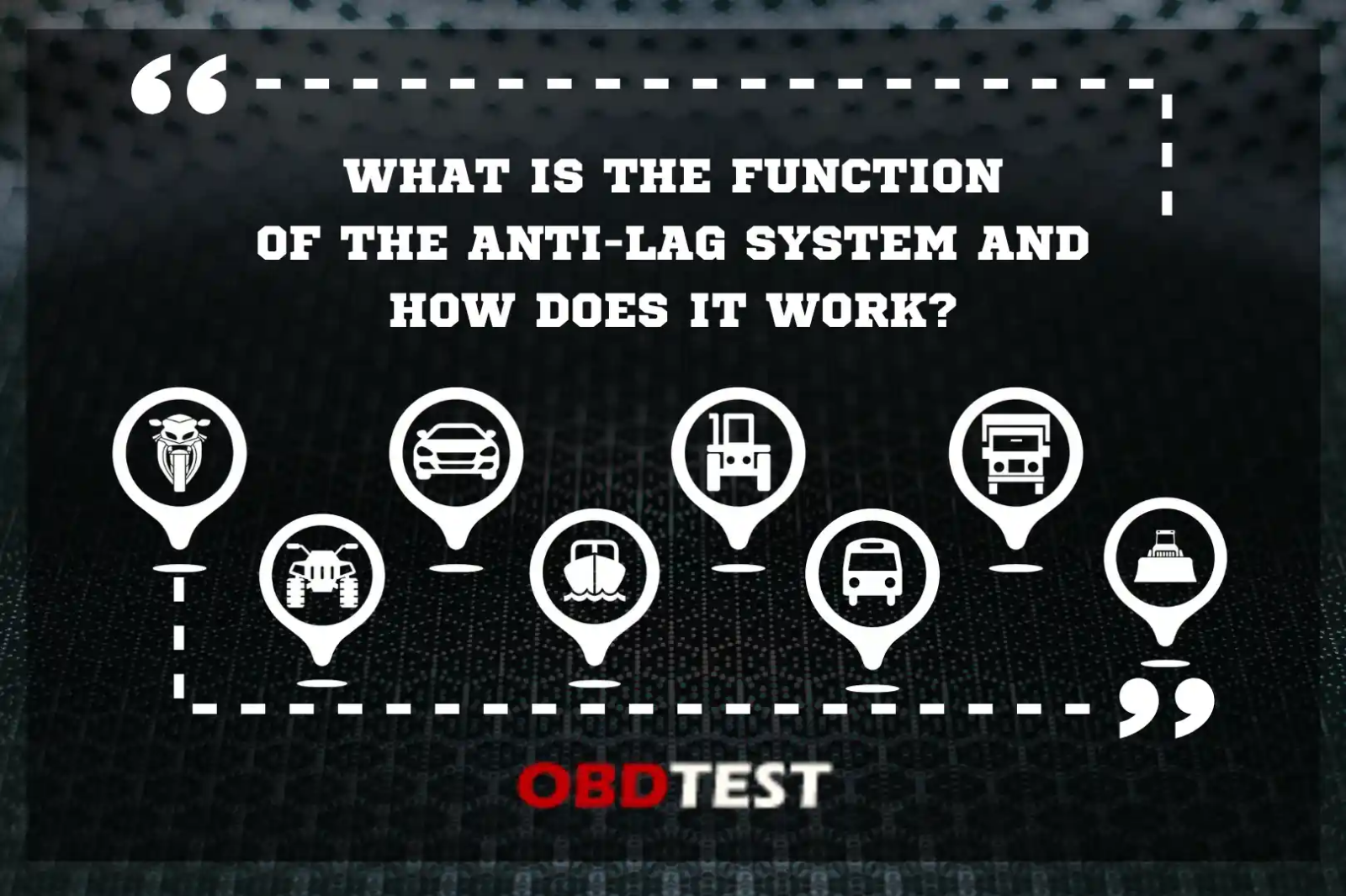 What is the function of the anti-lag system?