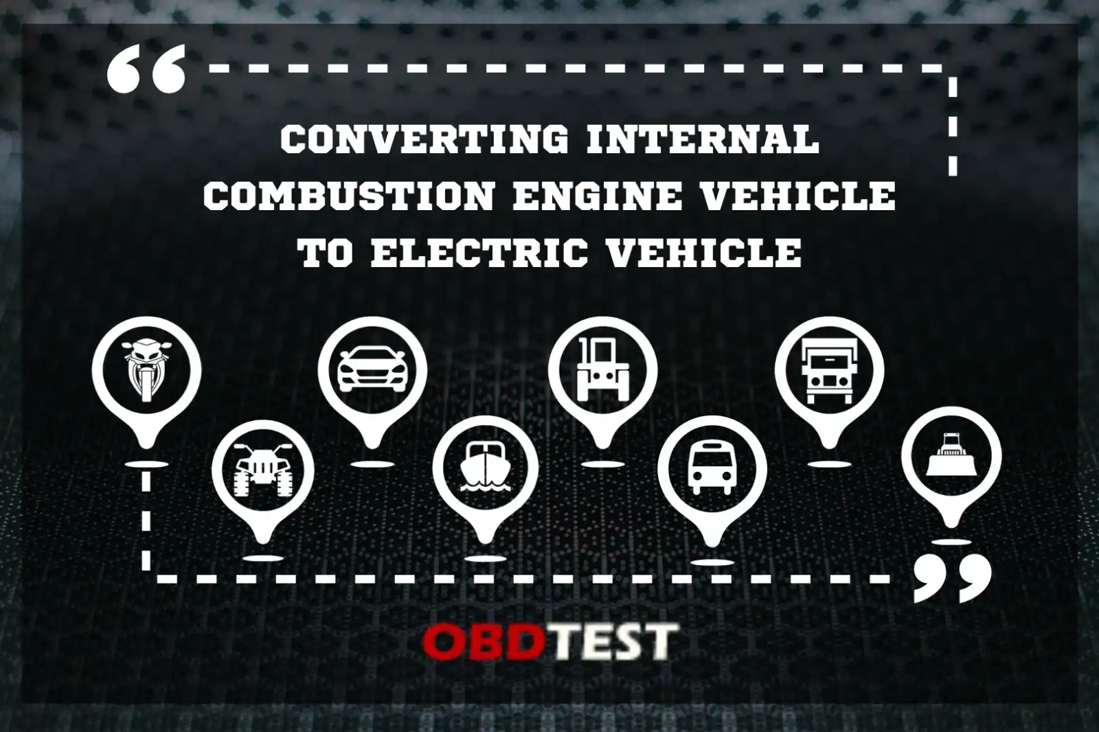 Converting IC engine vehicles to electric vehicles