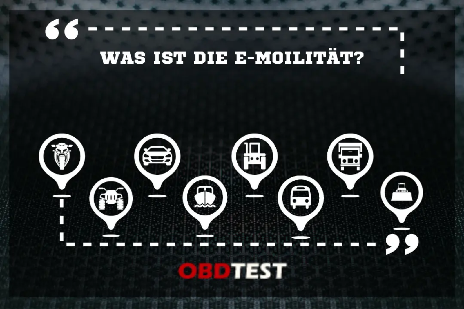 Was ist die E-Mobilität?