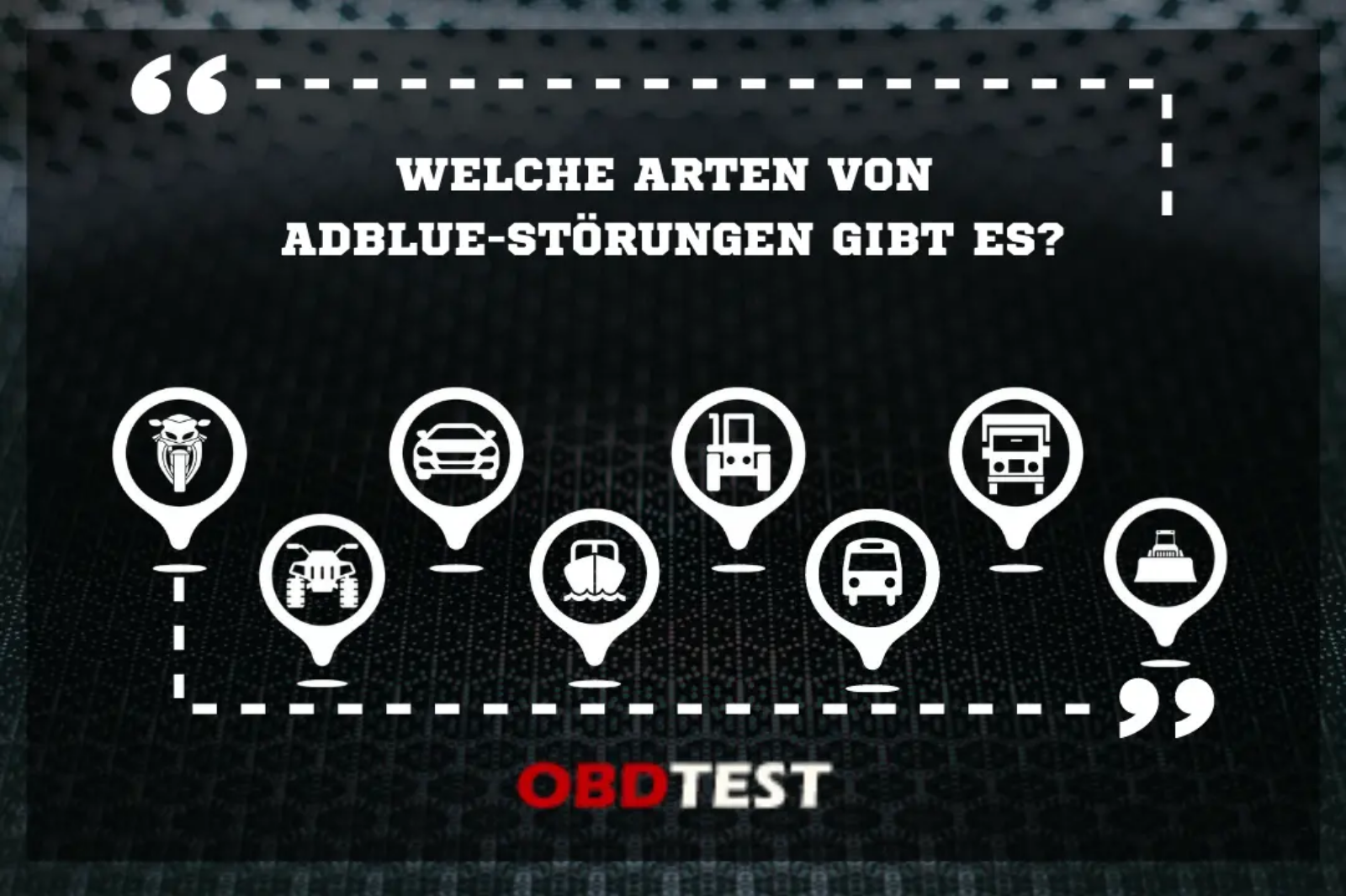 Welche Arten von Adblue-Störungen gibt es?