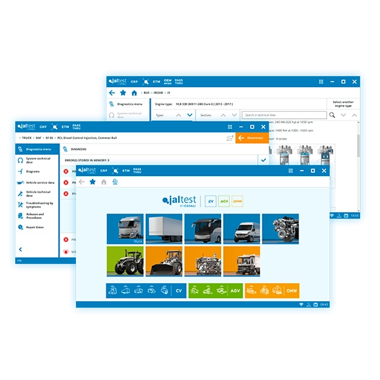 Jaltest Tractor, Harvester Tools Softwarepaket